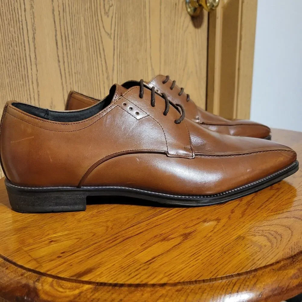 Stacy Adams Logan Cognac Toe 25132-221 Size 8M Men’s